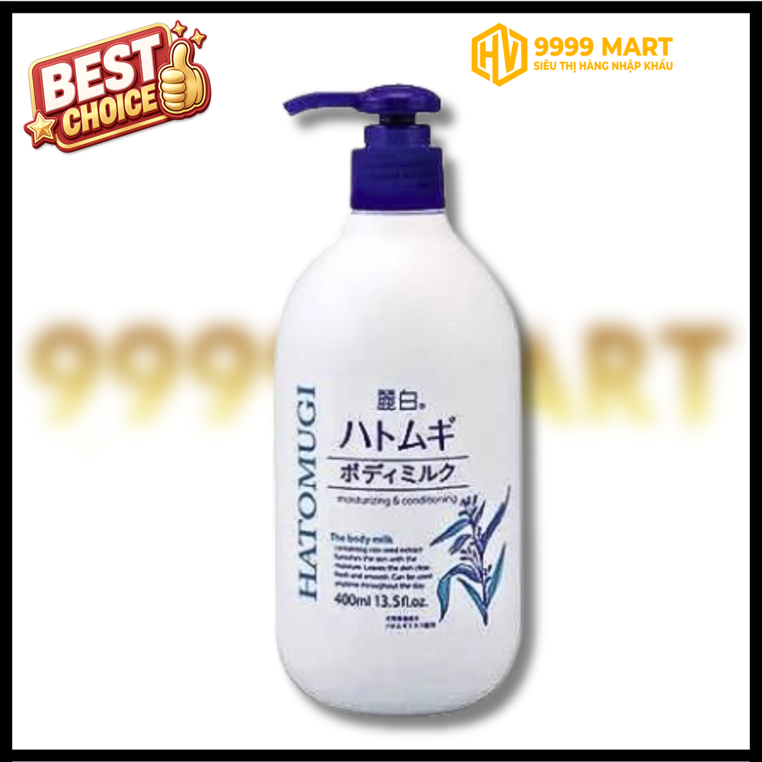  Sữa Dưỡng Thể Làm Trắng Da Hatomugi Body Milk 400ml - Nhật 