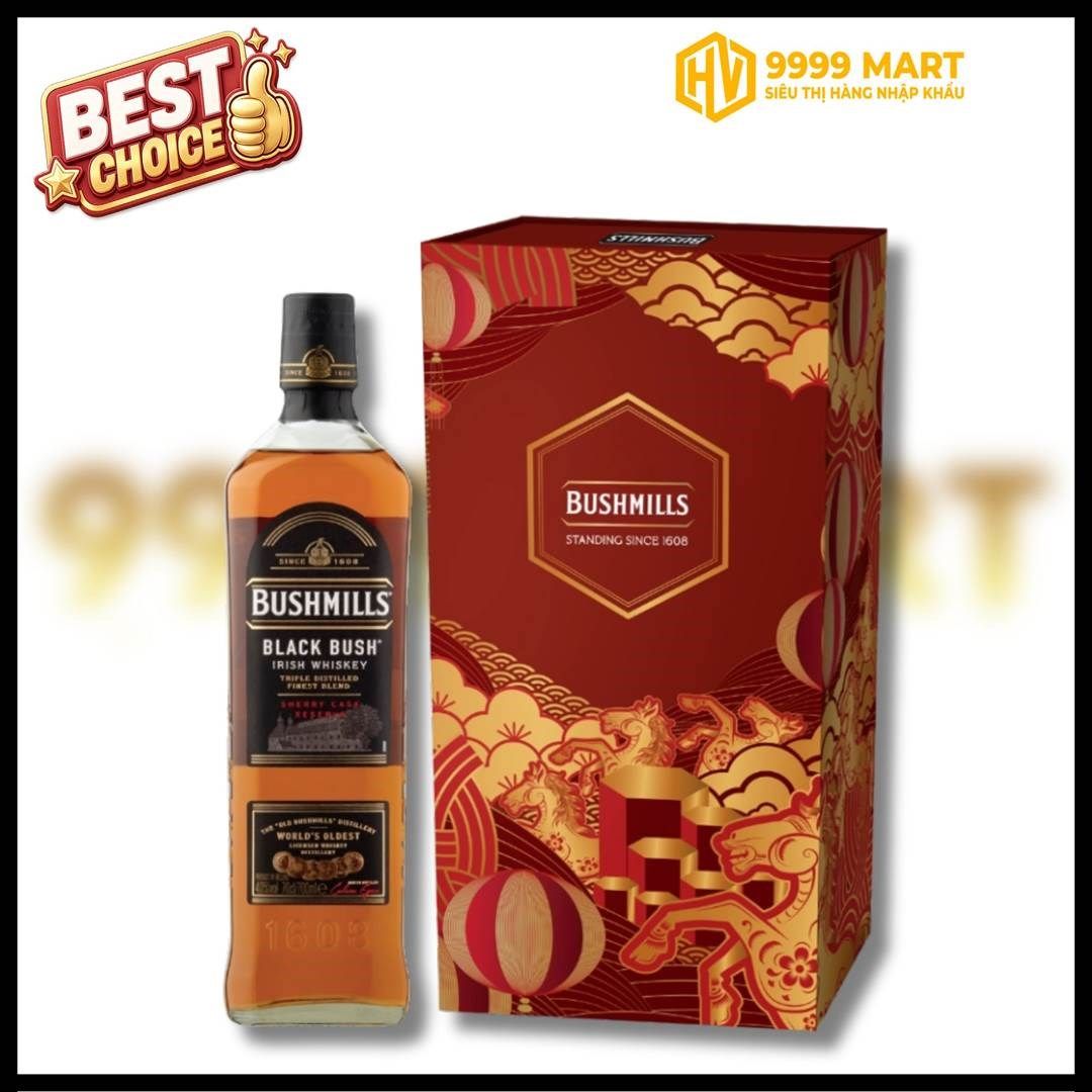  Rượu Whisky Bushmills Black Bush 700ml 