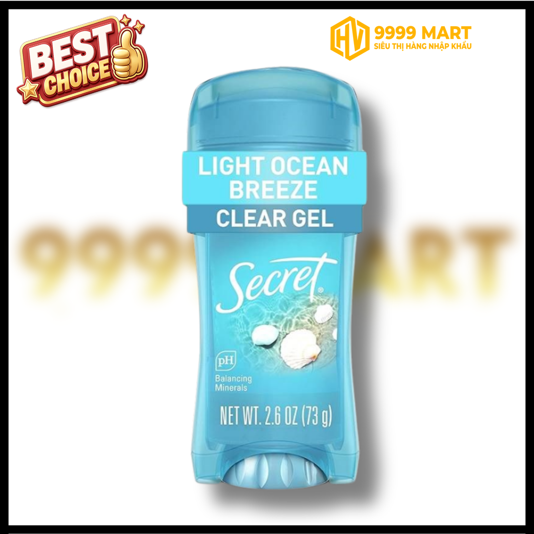  Gel Khử Mùi Secret Ocean Breeze 73g - Mỹ 