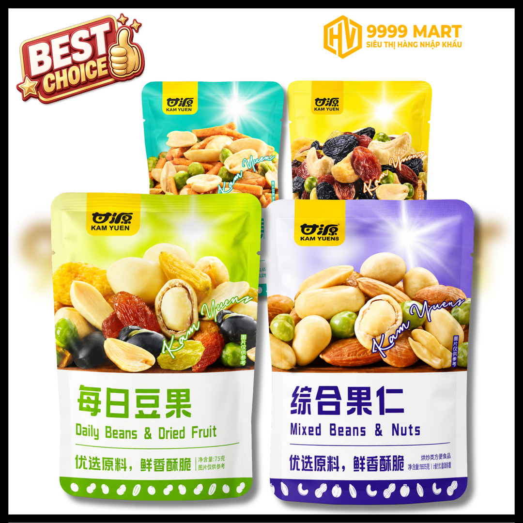  Đậu Mix Hoa Quả Tổng Hợp Cam Nguyên 208g - Nội Địa Trung 