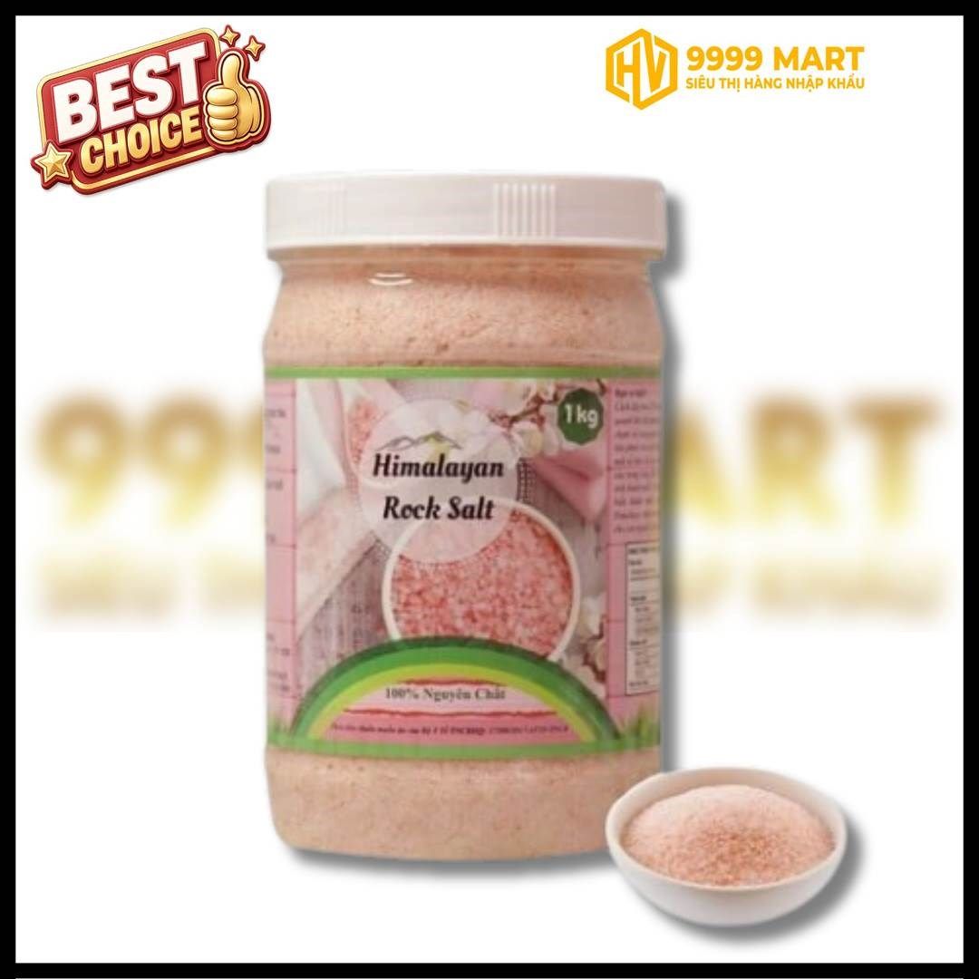  Muối Hồng Himalayan Dạng Hạt (Smile Nuts) 1kg - Việt Nam 