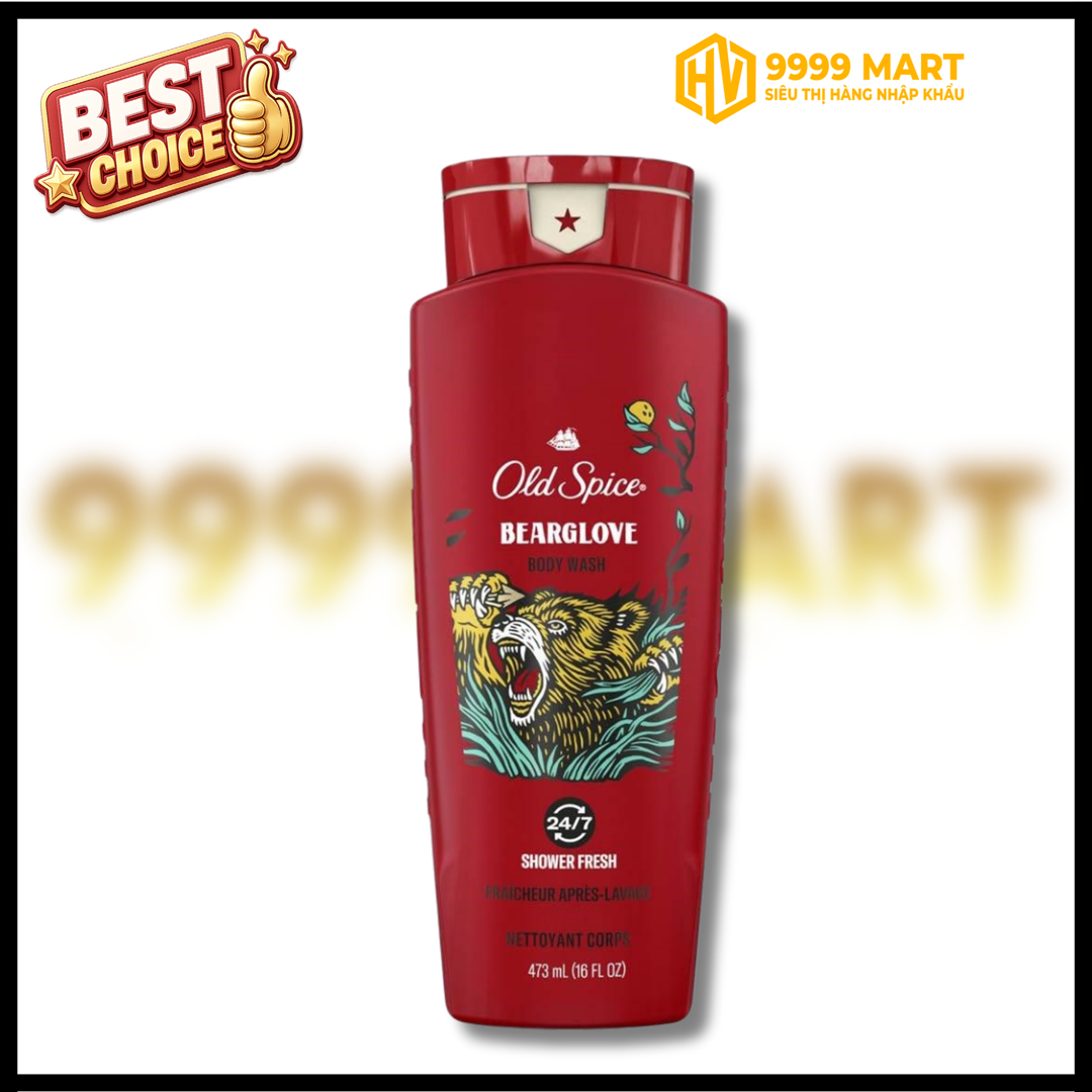  Sữa Tắm Old Spice Bearglove Body Wash 473ml 