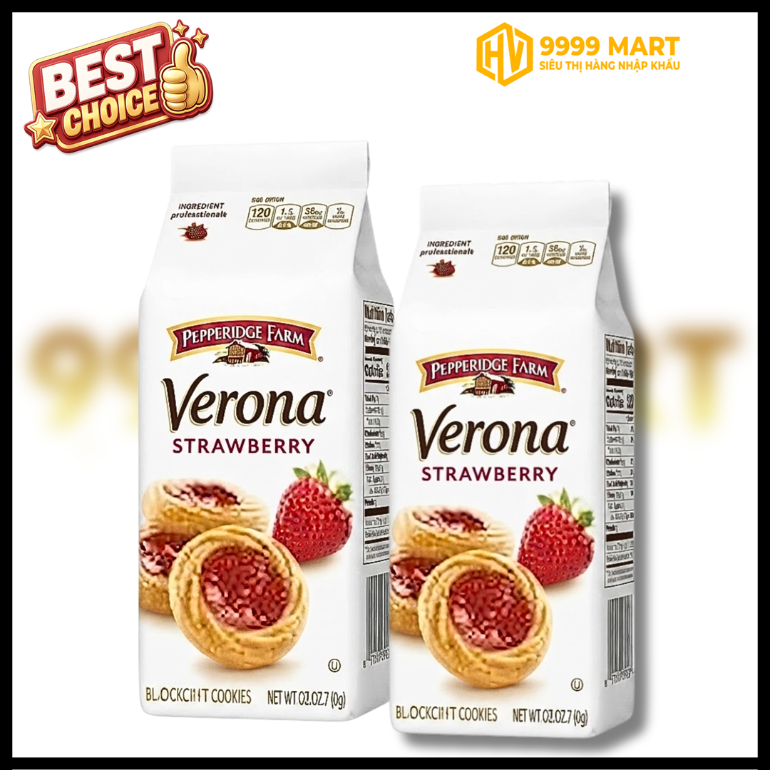  Bánh Pepperidge Farm Verona Strawberry 191g - Mỹ 