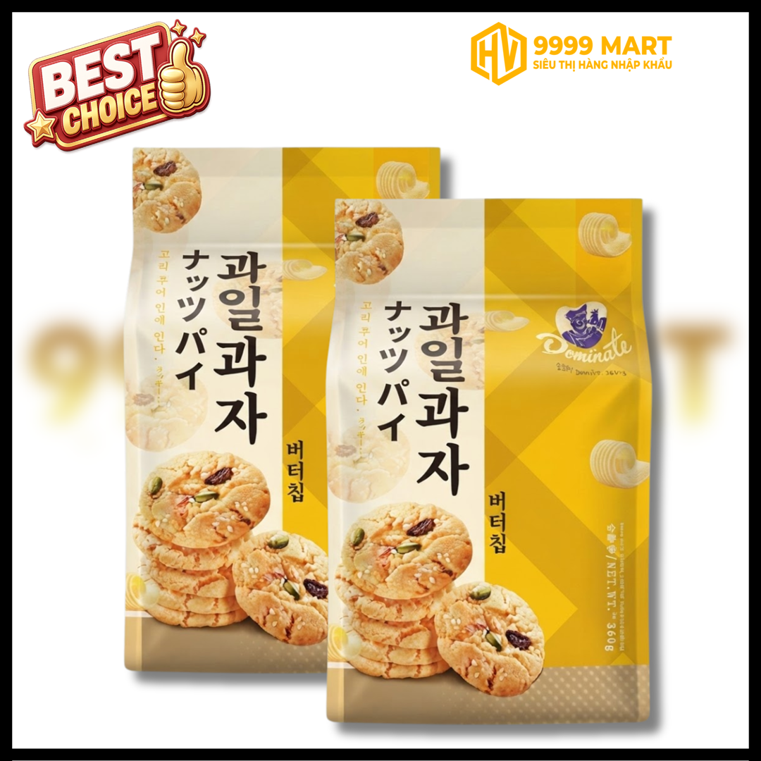  Bánh Cookie Hạt Dominate 360g 