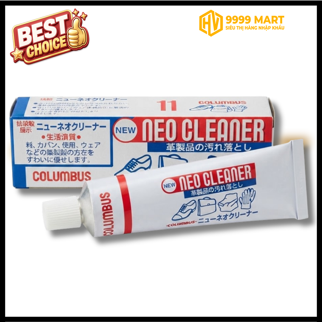  Kem Tẩy Vết Bẩn Chuyên Dụng Cho Đồ Da Colombus Neo Cleaner 60gr 