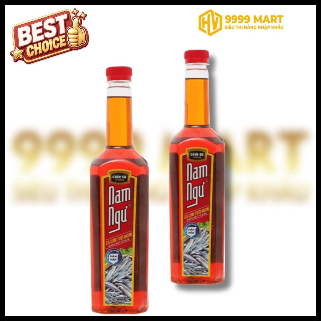  Nước Mắm Nam Ngư Chin-su Cá Cơm Tươi Ngon 750ml 