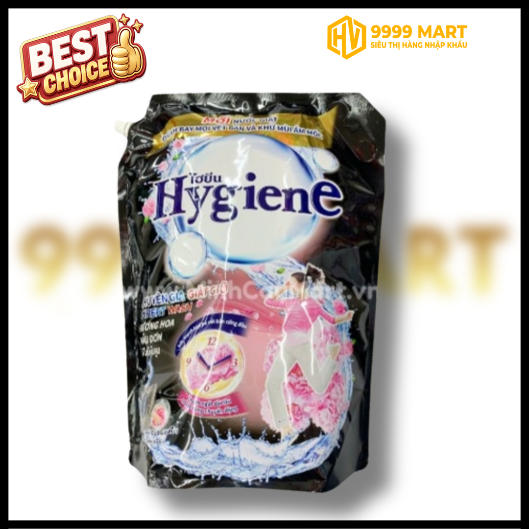  Nước Giặt Hygiene Đậm Đặc Rose Water 3 Lít - Thái Lan 