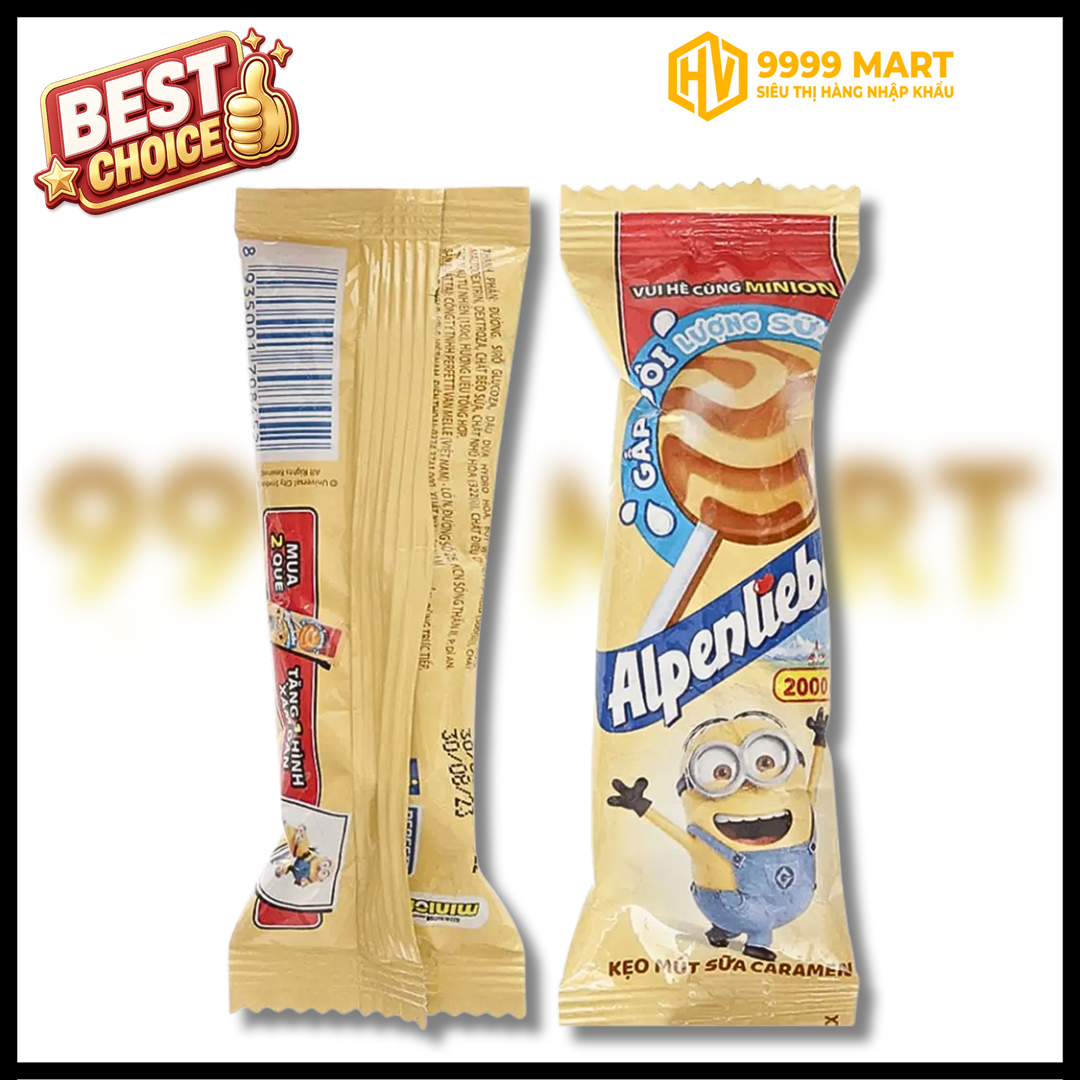  Kẹp Mút Sữa Alpenliebe Caramen 10gr 