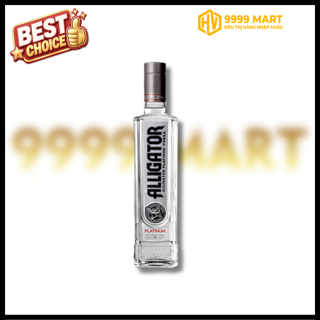  Rượu Vodka Alligator Deluxe 700ml 