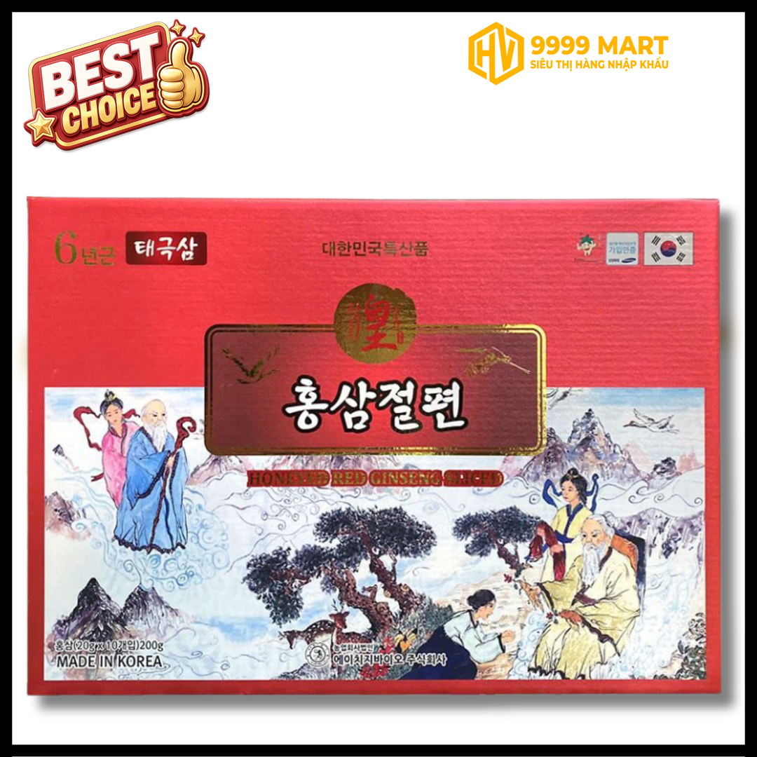  Sâm Lát Tẩm Mật Ong 200g - Hàn Quốc 
