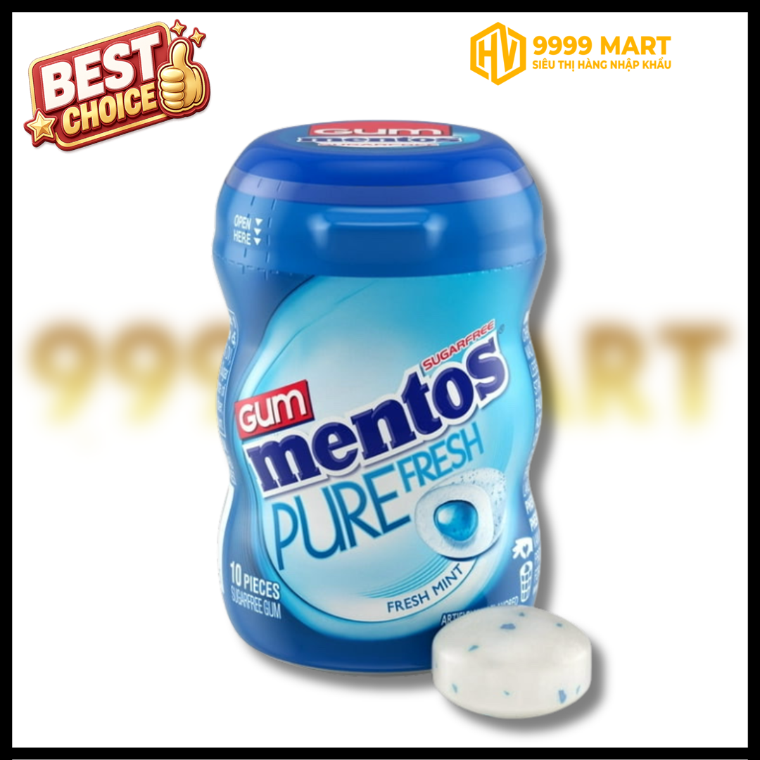  Kẹo Mentos Pure Fresh Hương Bạc Hà 