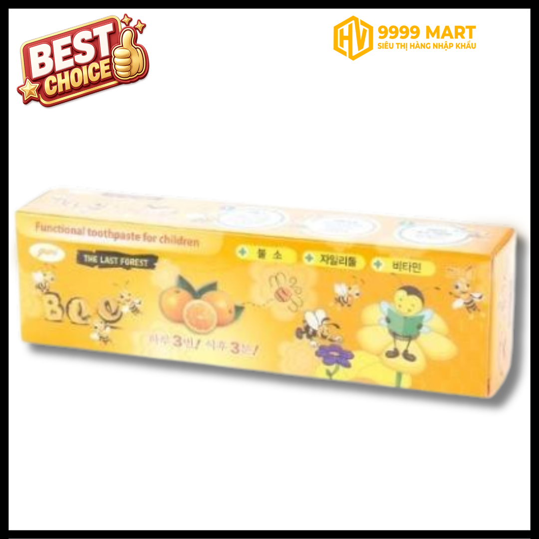  Kem Đánh Răng Trẻ Em Bee Hương Cam 90g 