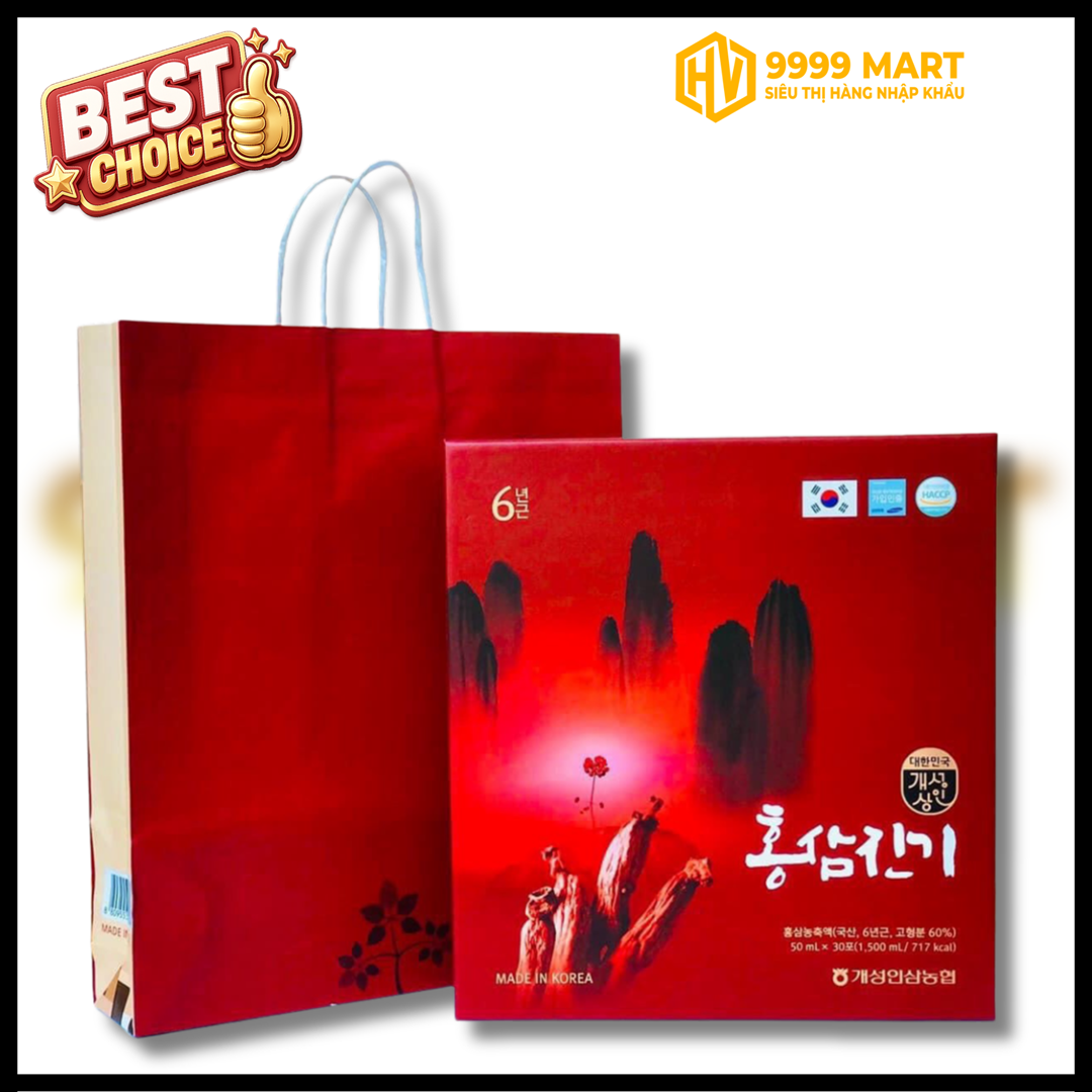  Nước Hồng Sâm Núi Chinki (50mlx30 Gói) - Hàn Quốc 