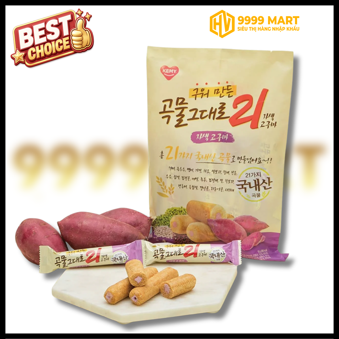  Bánh Ngũ Cốc Kemy Vị Khoai Lang 150g - Hàn Quốc 