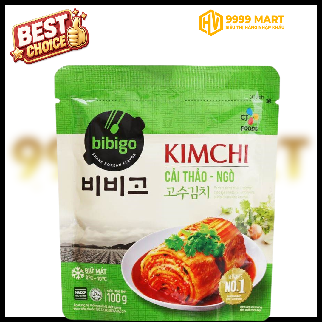  Kim Chi Cải Thảo - Ngò Bibigo 100g. 