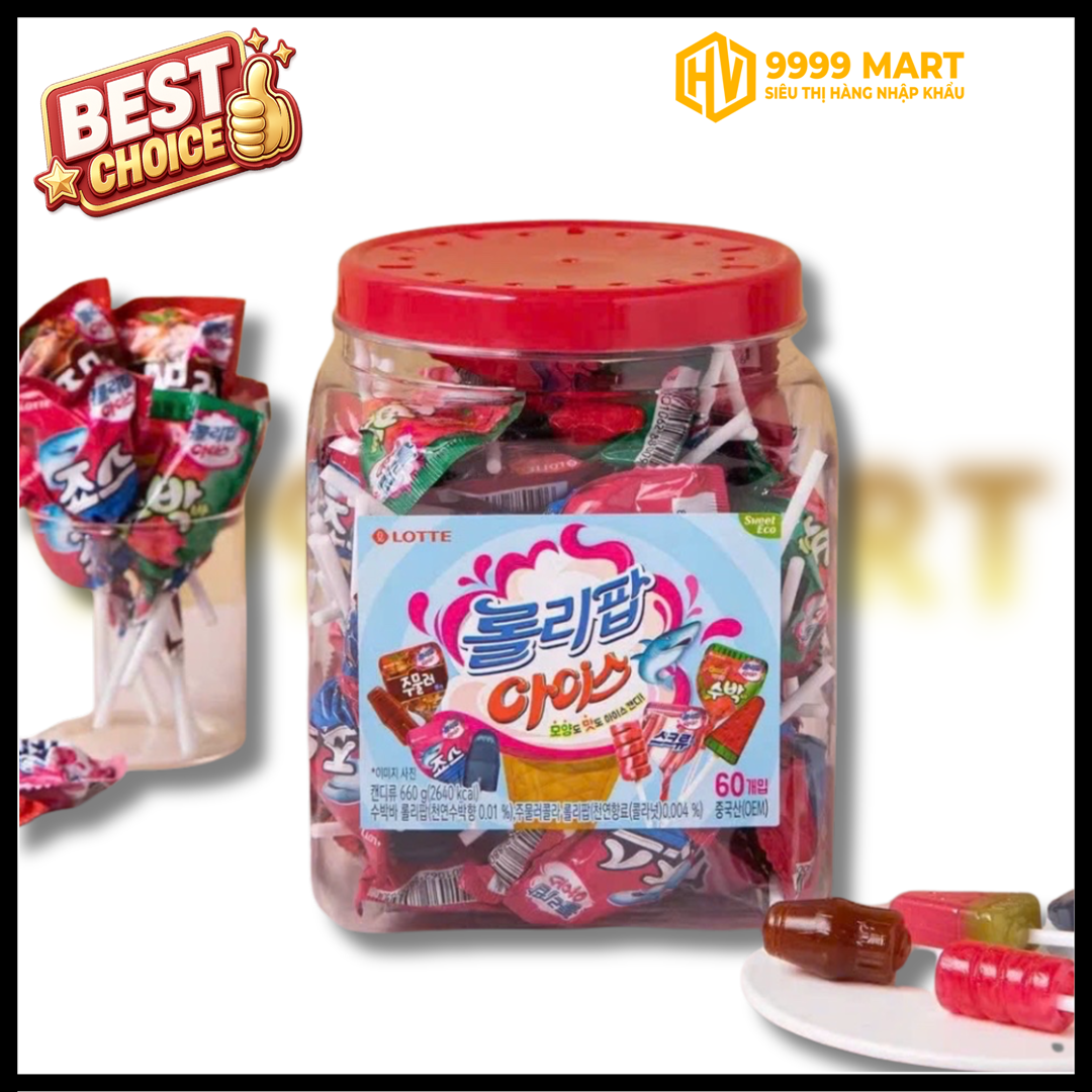 Kẹo Mút Lotte Hàn Quốc 