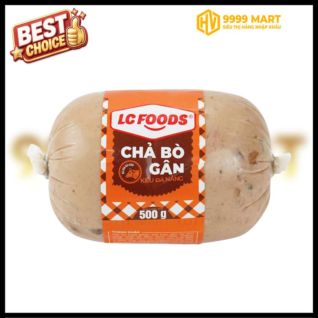  Chả Bò Gân Kiểu Đà Nẵng 500g (LC Foods) 
