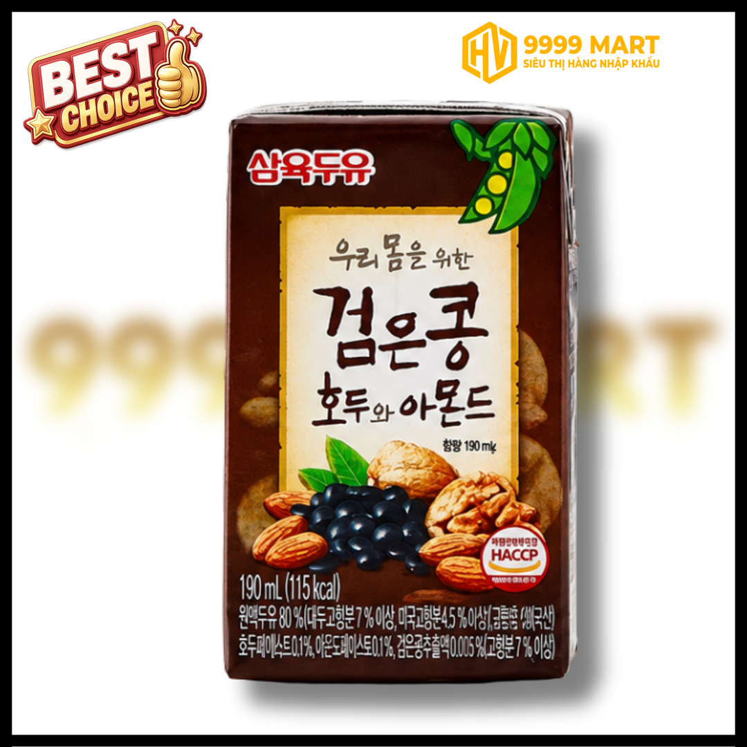  Sữa Óc Chó Hạnh Nhân Đậu Đen 140ml - Hàn Quốc 