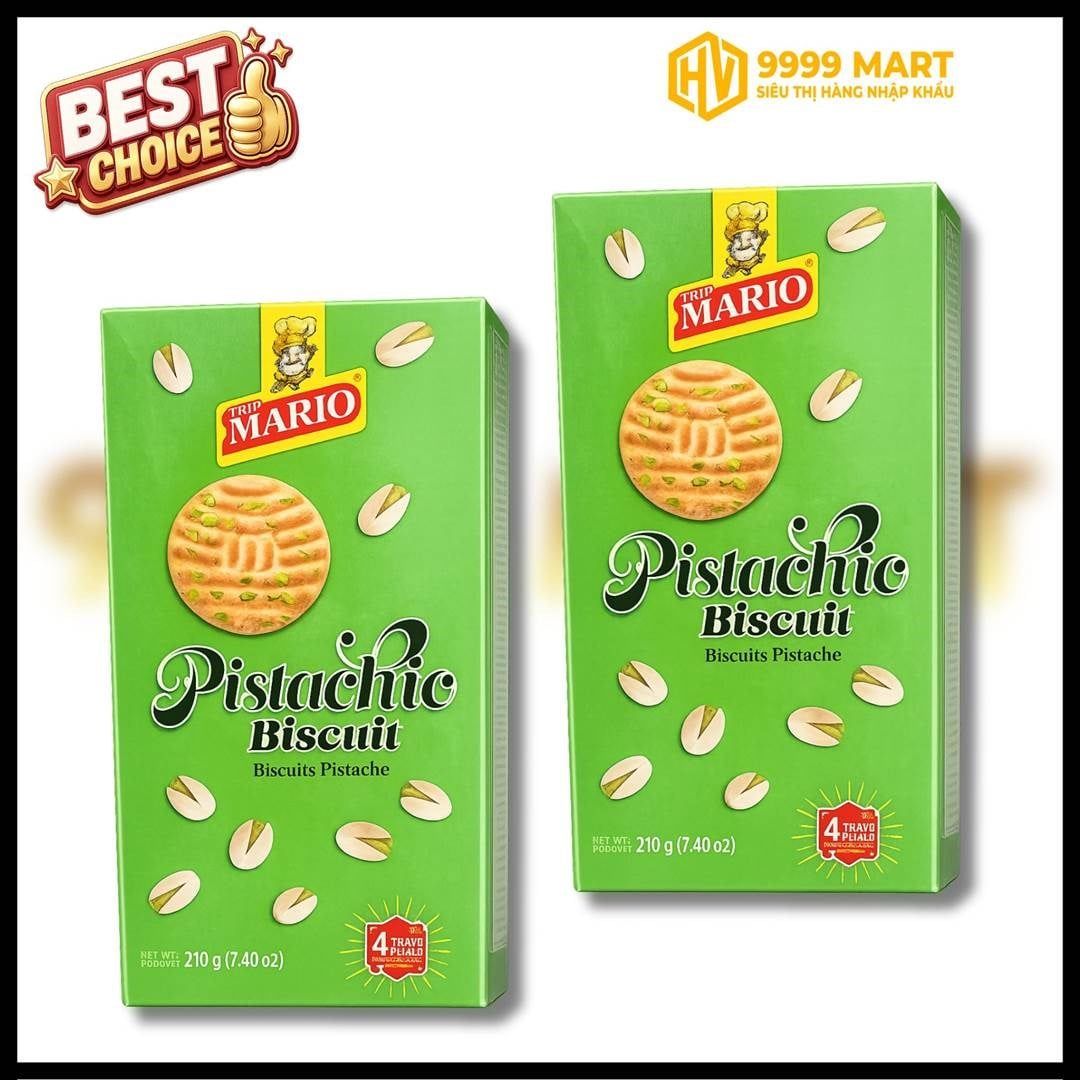  Bánh Mario Vị Bơ 210g 