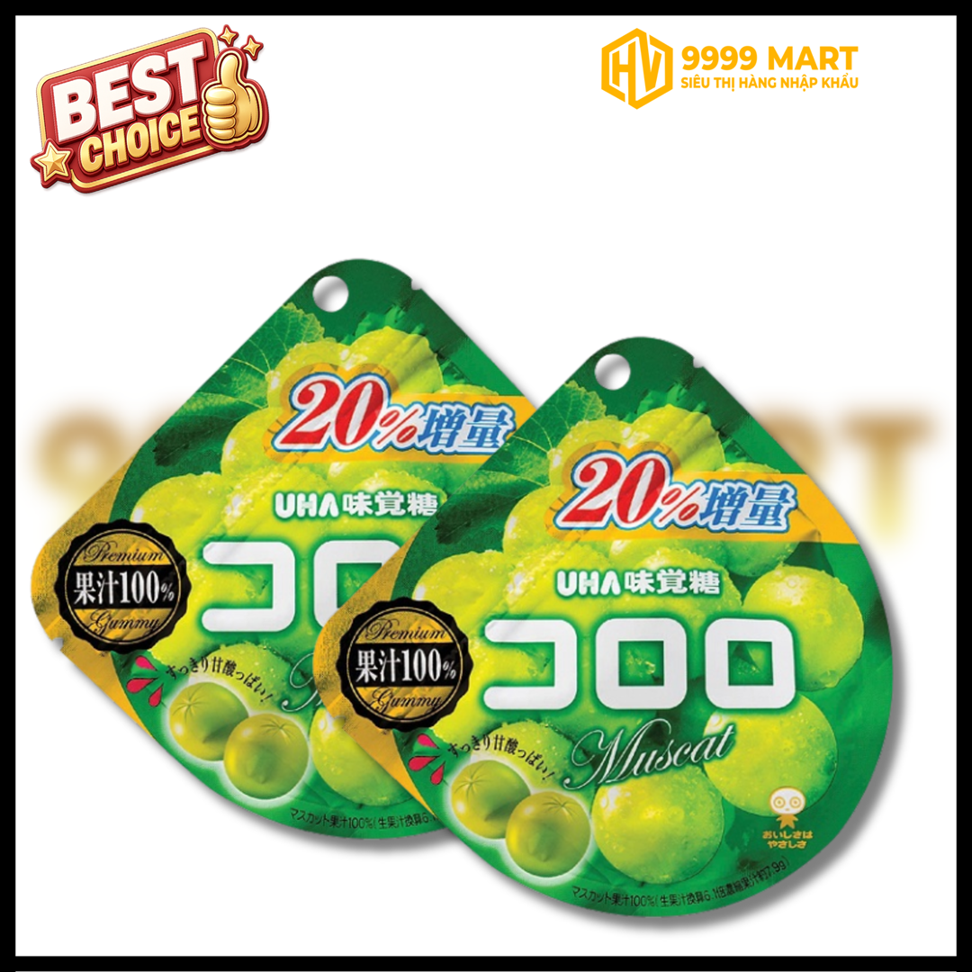  Kẹo Dẻo Uha Cororo Vị Dâu 40g 