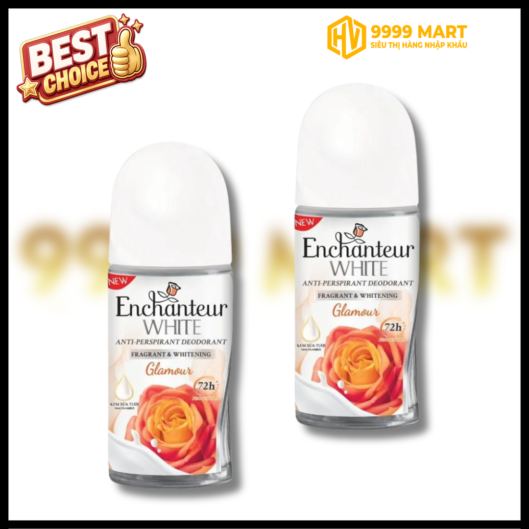  Enchanteur Lăn Khử Mùi Trắng Da Glamour 25ml 