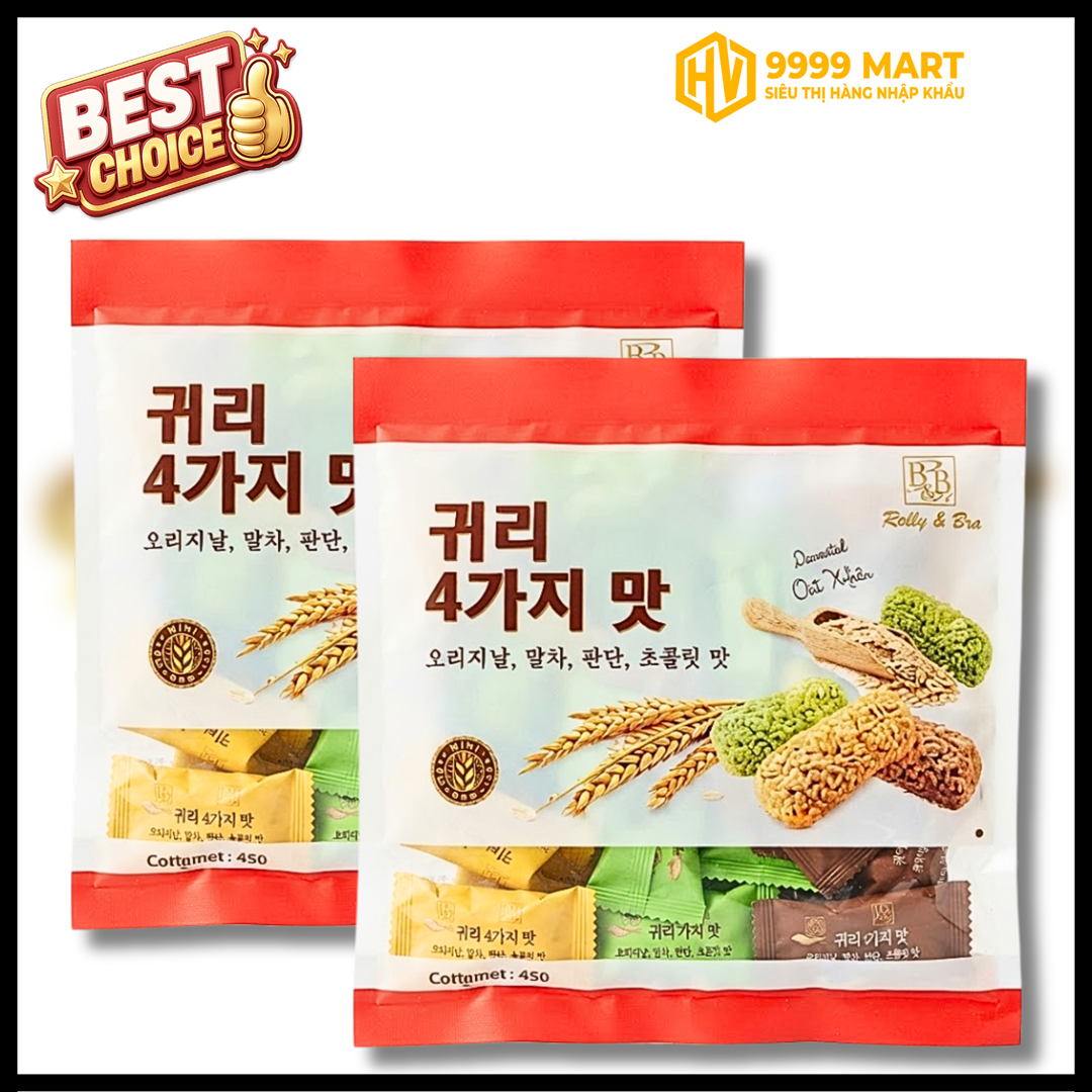  Bánh Yến Mạch 3 Vị 350g - Hàn Quốc 