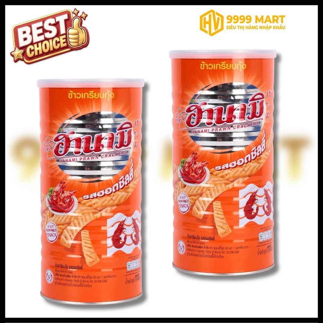  Snack Hanami Tôm Ớt 110g - Thái Lan 