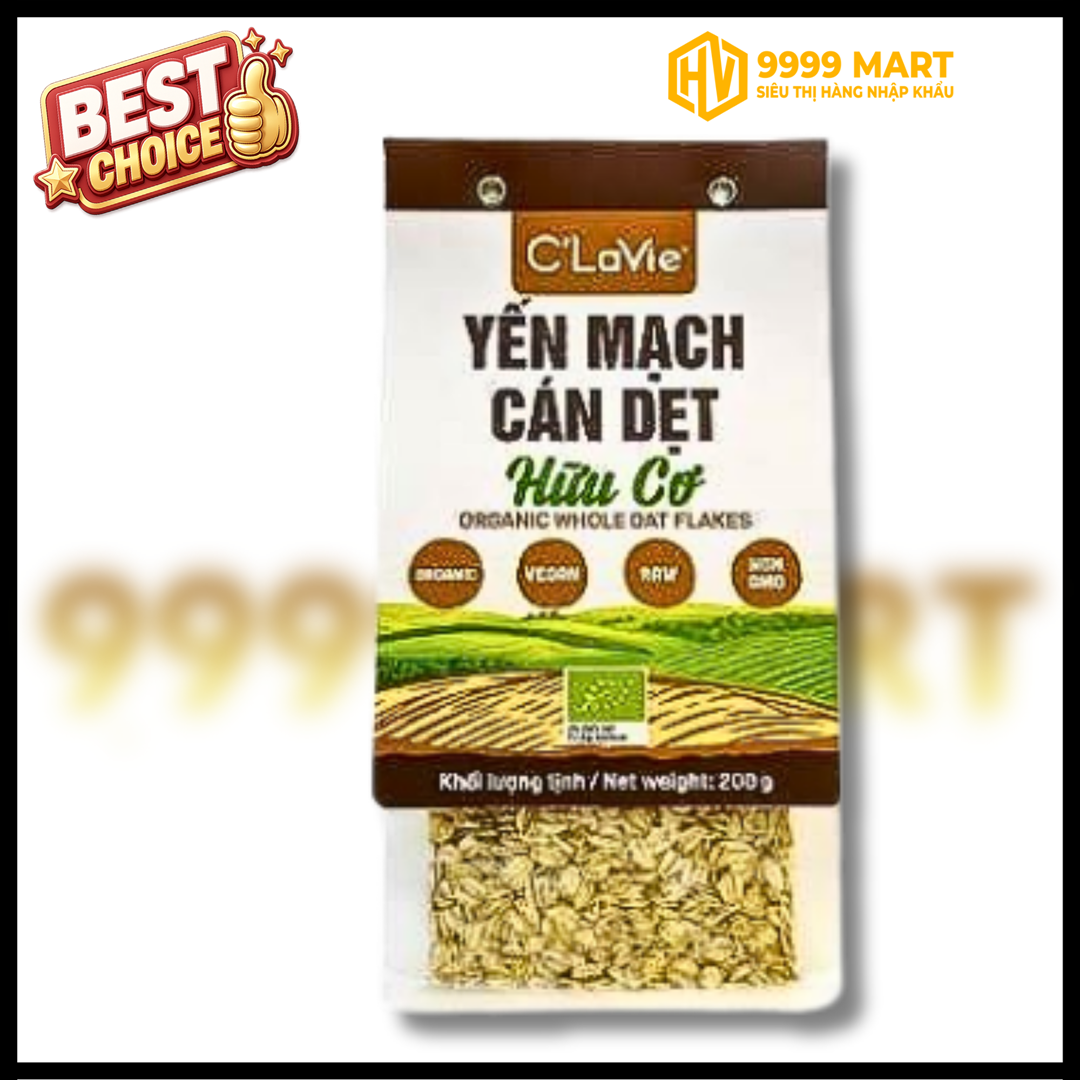  Yến Mạch Cán Dẹt Hữu Cơ C'LaVie 200g - Việt Nam 