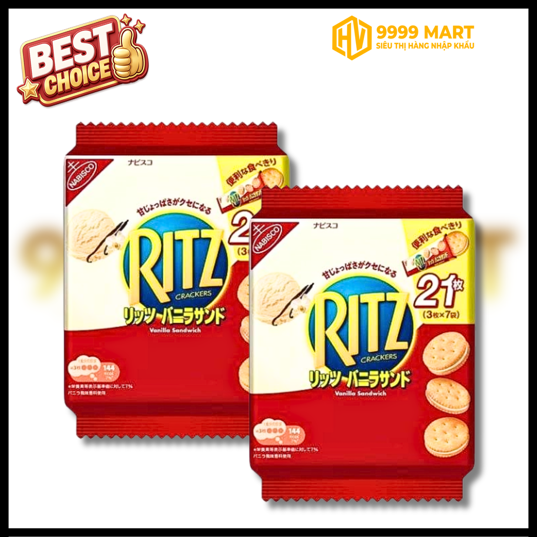  Bánh Quy Ritz Vị Vanila 187g 
