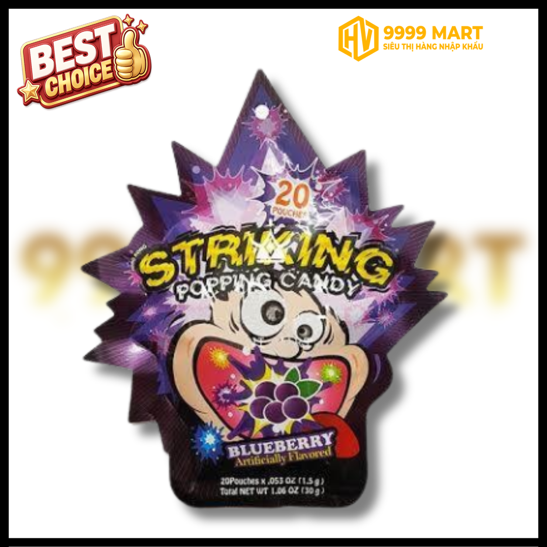  Kẹo Mút Nổ Striking Hương Nho 13.8g 