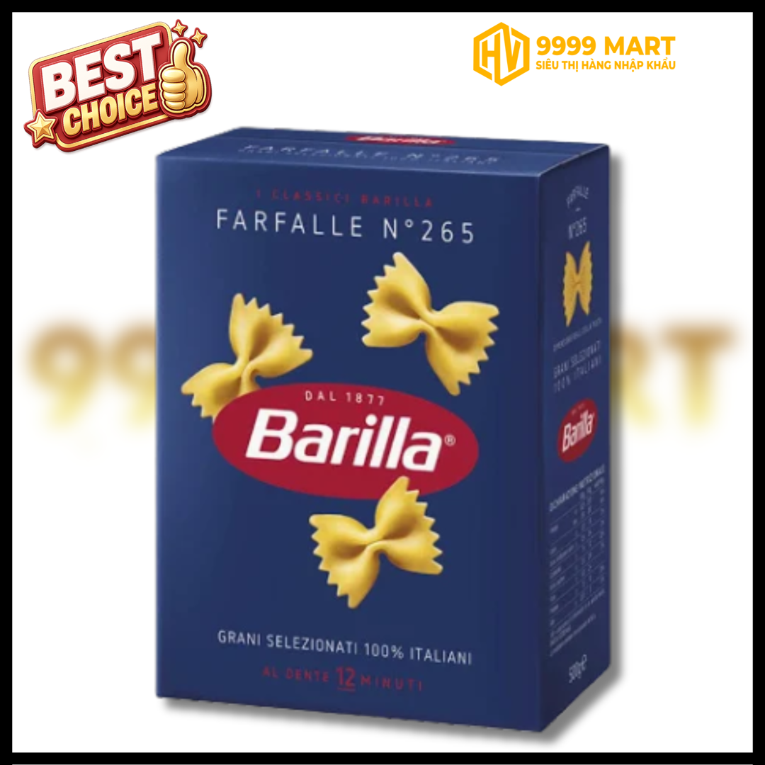  Mì Nơ Barilla Pasta Farfalle 500g - Ý 