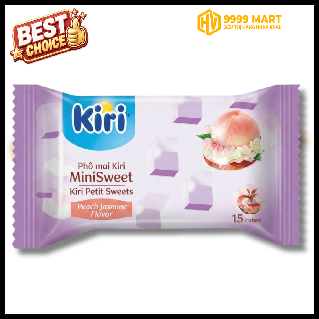  Phô Mai Kiri Mini Sweet Đào Hoa Nhài (78g X15) 