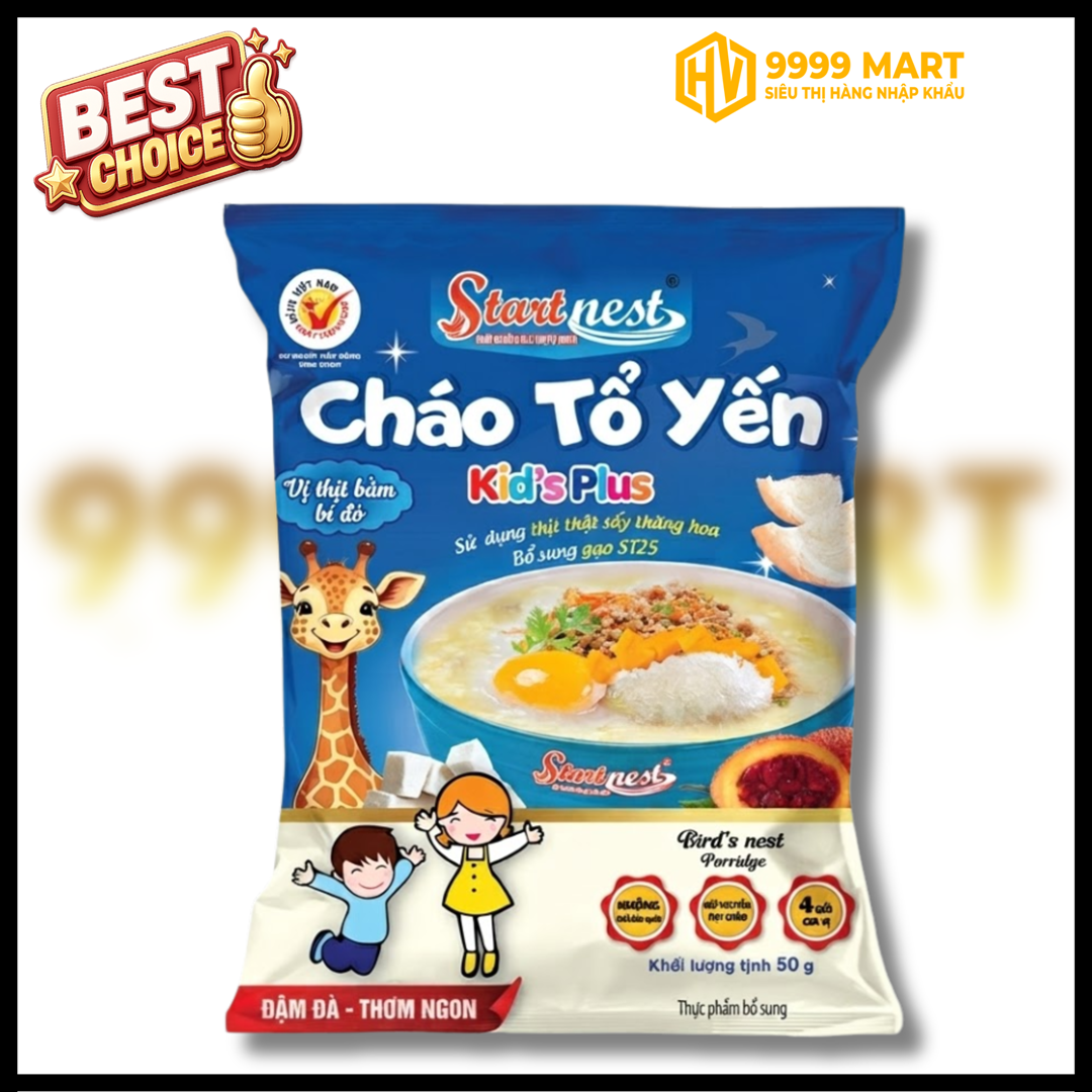 Cháo Tổ Yến Kids Plus Startnest 50g 