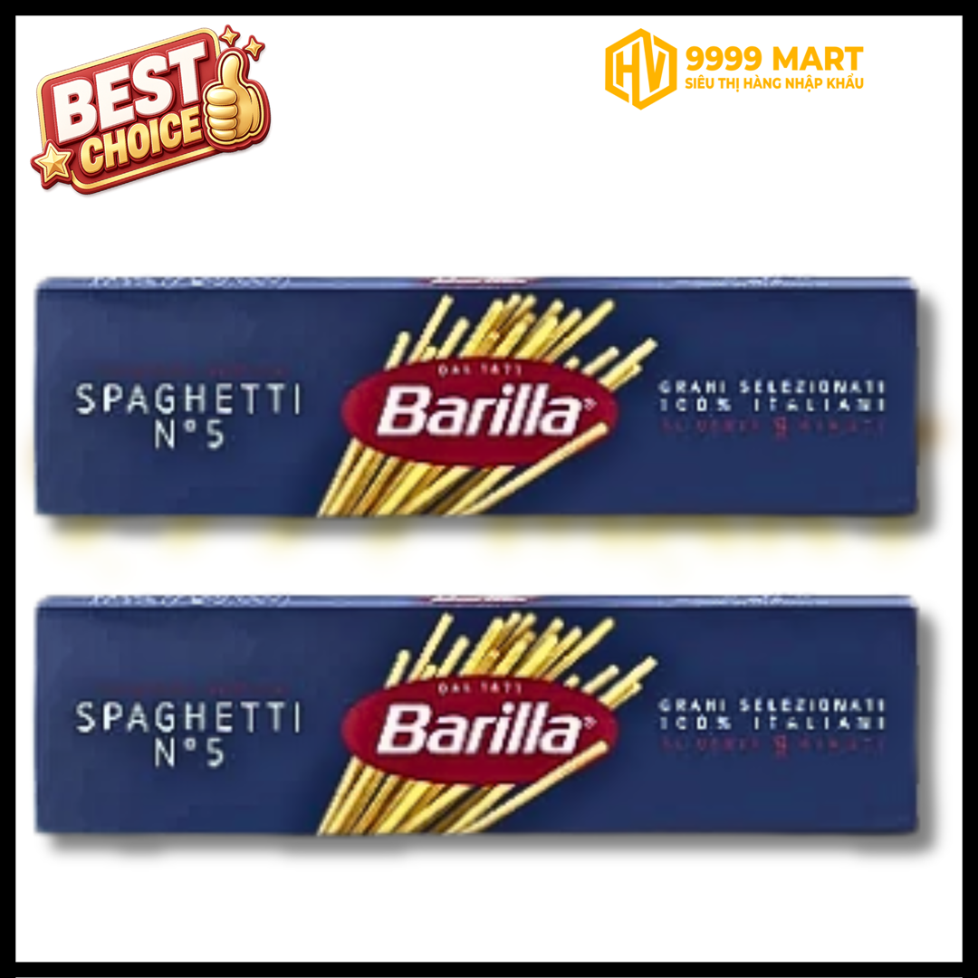  Mì Ý Barilla Spaghetti No.5-500g - Ý 