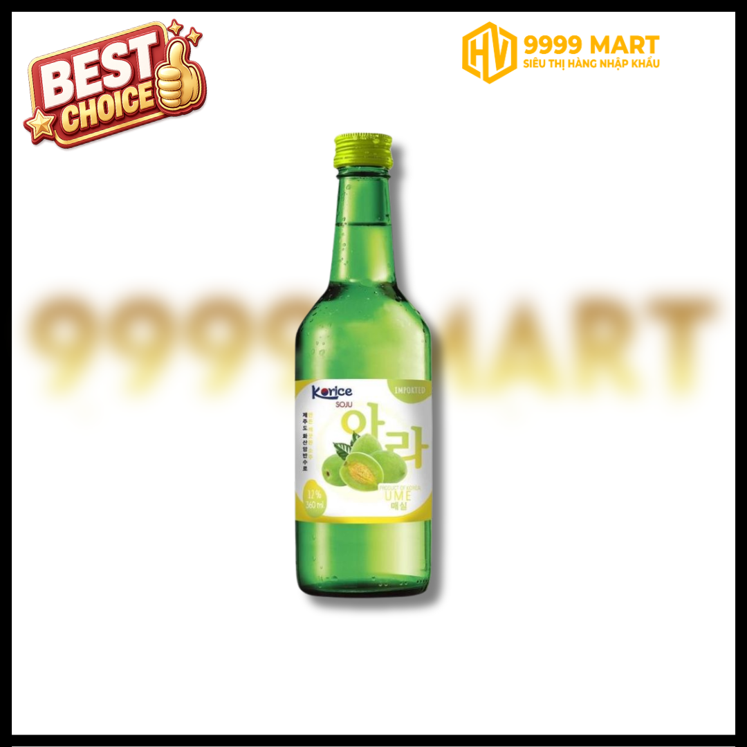  Rượu Soju Korice Mơ 12% 