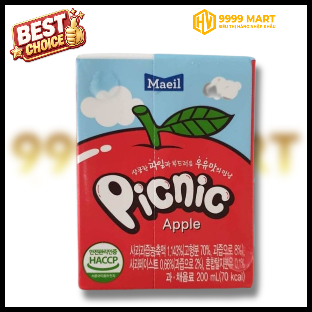  Nước Ép Picnic Vị Táo Maeil 200ml 