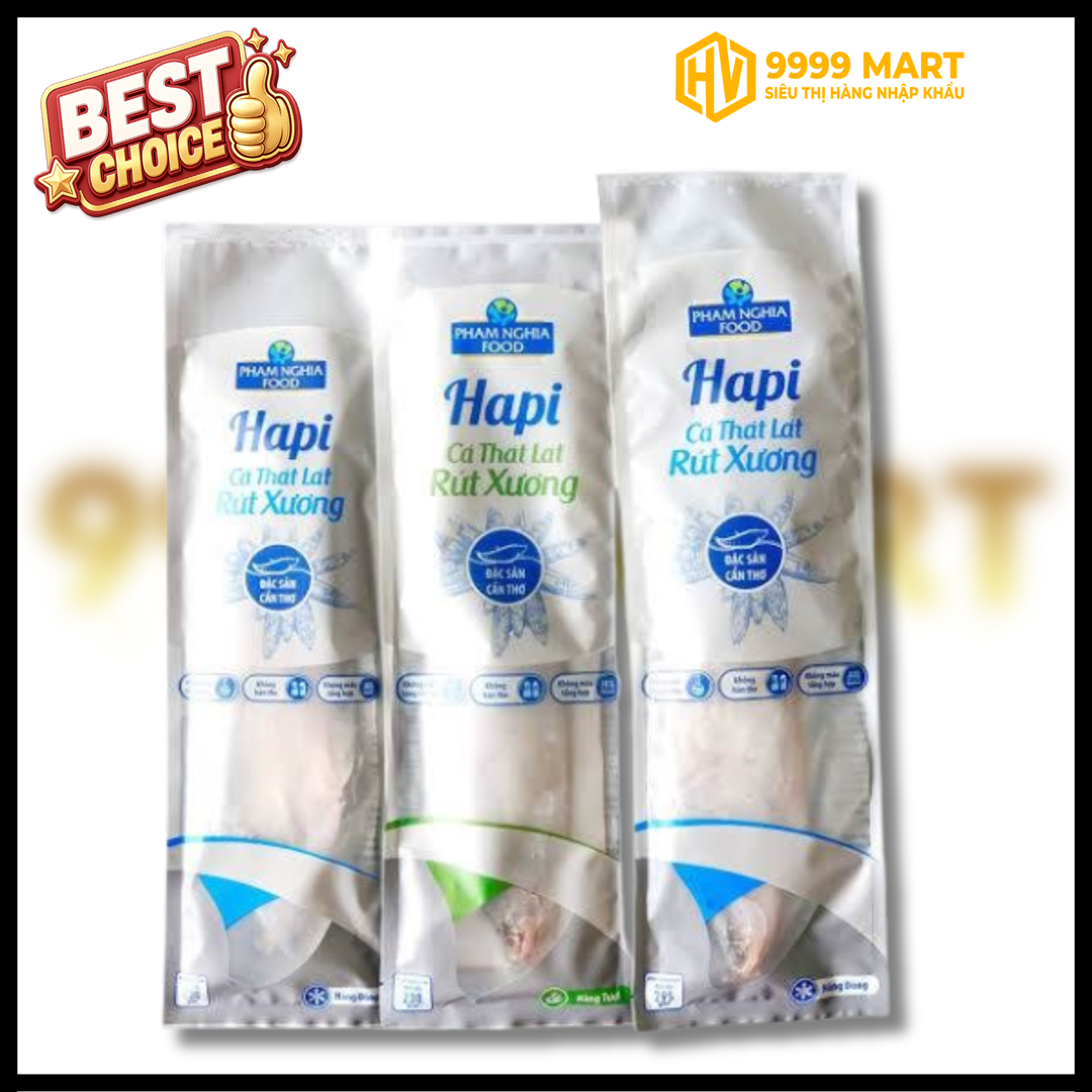  Hapi Chả Cá Thát Lát Rút Xương Kim Sa 500g 