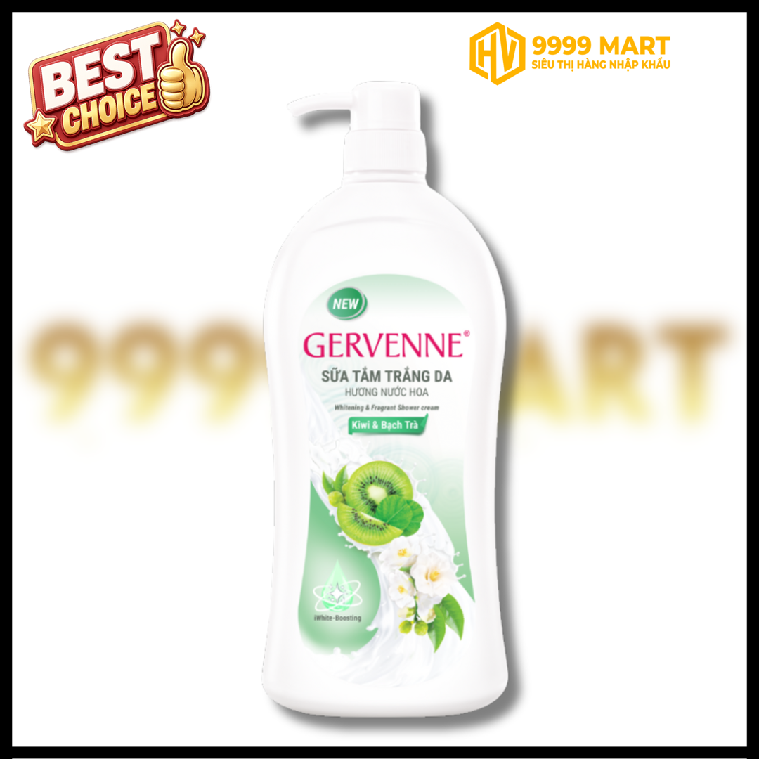 Gervenne Sữa Tắm Kiwi & Bạch Trà 1,2 Lít 