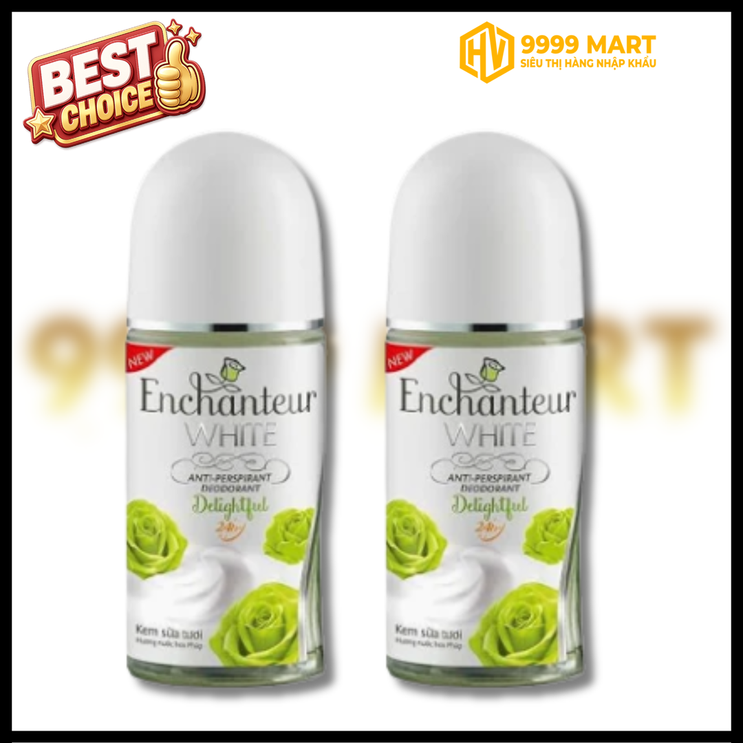  Enchanteur Lăn Khử Mùi Trắng Da Delightful 50ml 