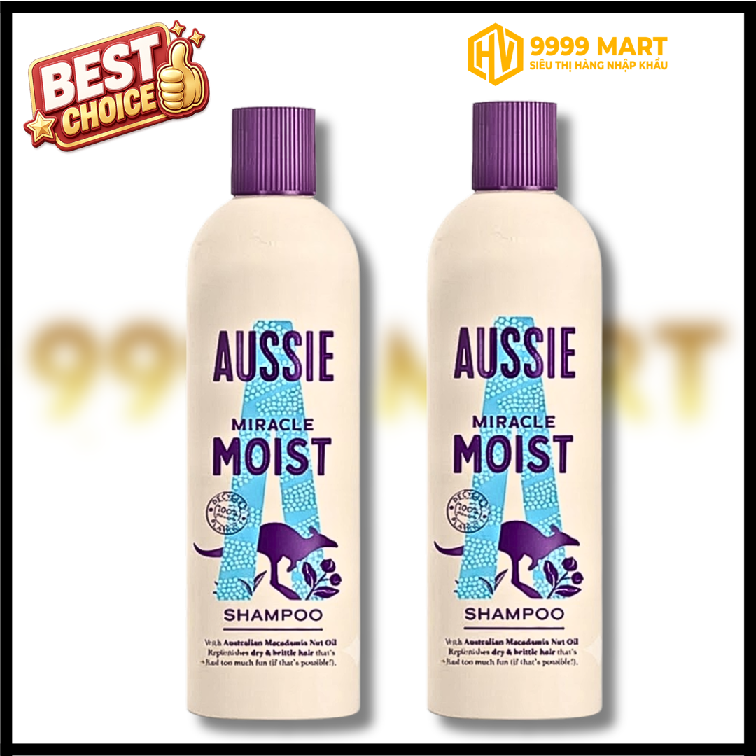  Dầu Gội Aussie Base Miracle Most 300ml - Pháp 