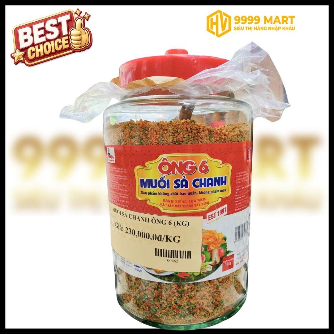  Muối Sả Chanh Ông 6 (Kg) 