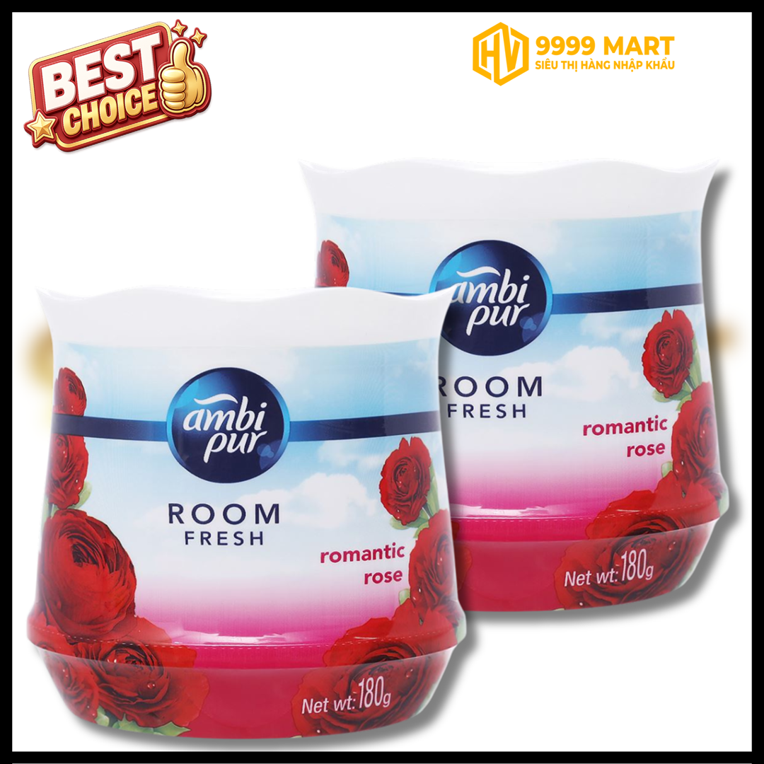  Sáp Thơm Ambi Pur Hương Hoa Hồng 180g 