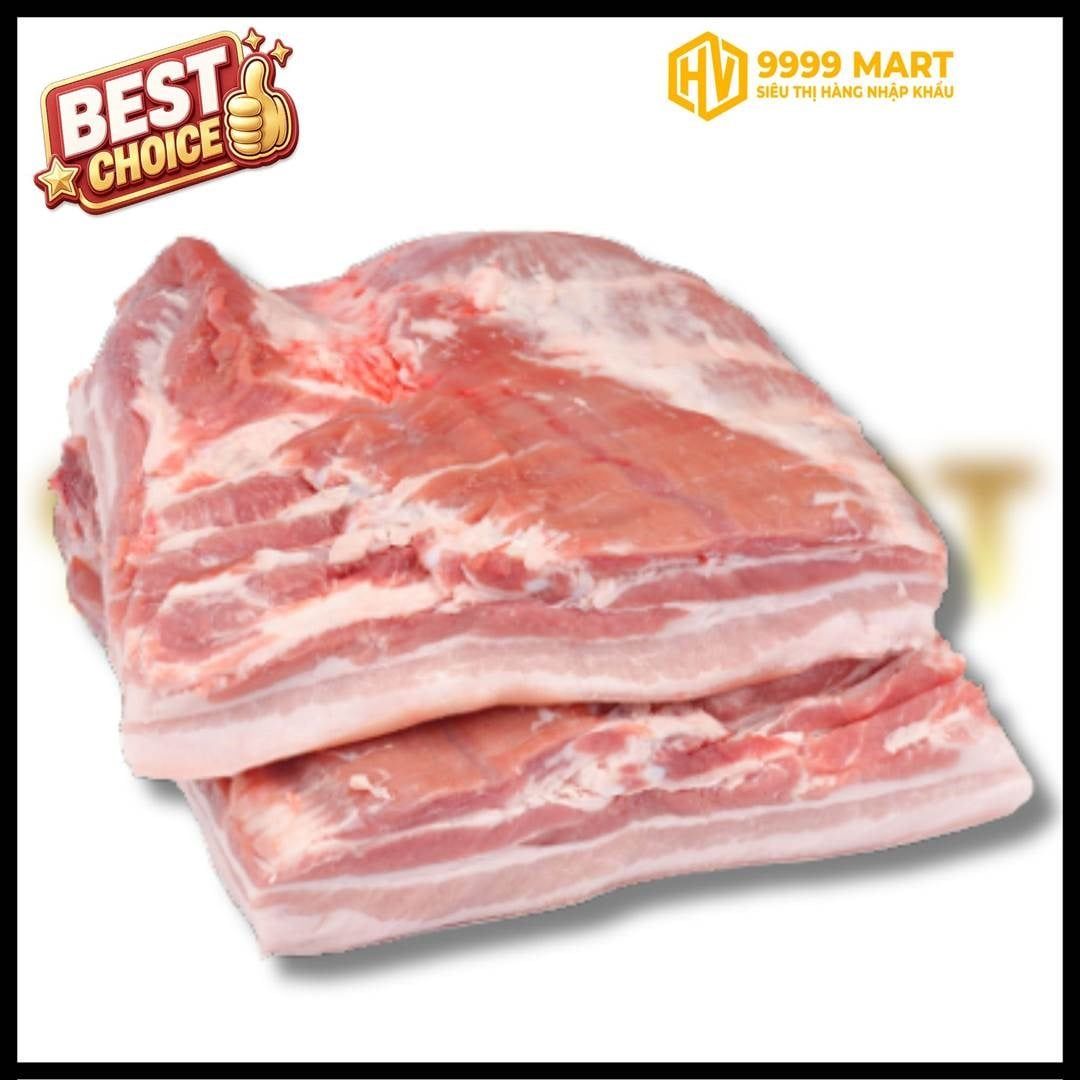  Ba Chỉ Heo Rút Sườn Đông Lạnh (Kg) 