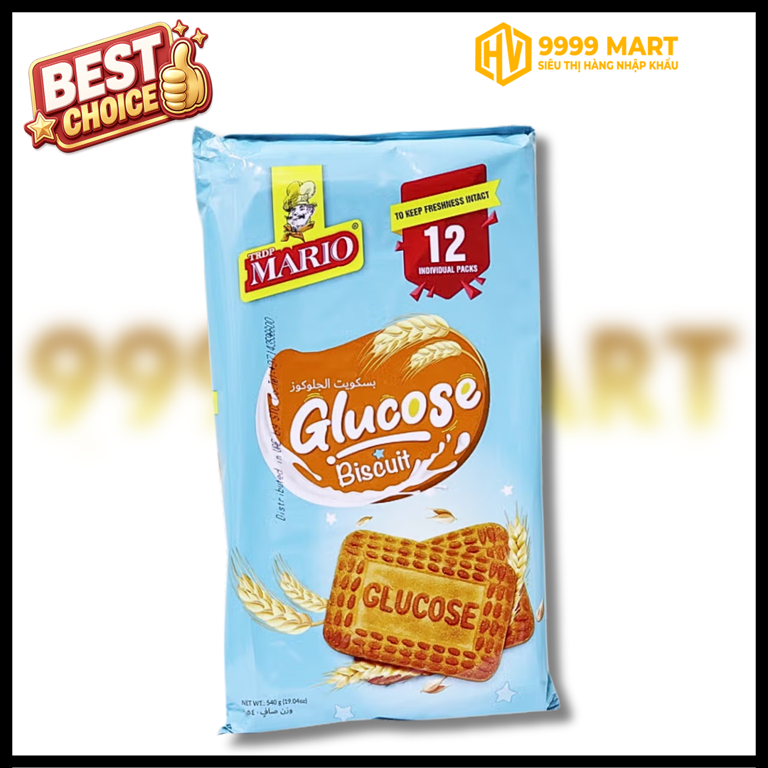  Bánh Quy Glucose TRDP Mario 540g - Ấn Độ 