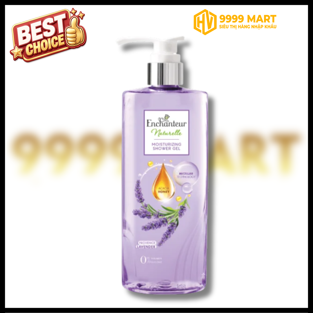  Enchanteur Sữa Tắm Thiên Nhiên Lavender 510g 