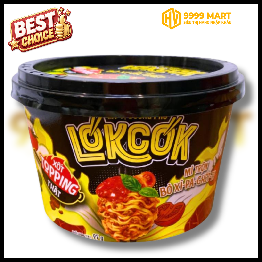  Mì Trộn Xốt Bò Xì Pa - ghét - ti Lokcok 98g 