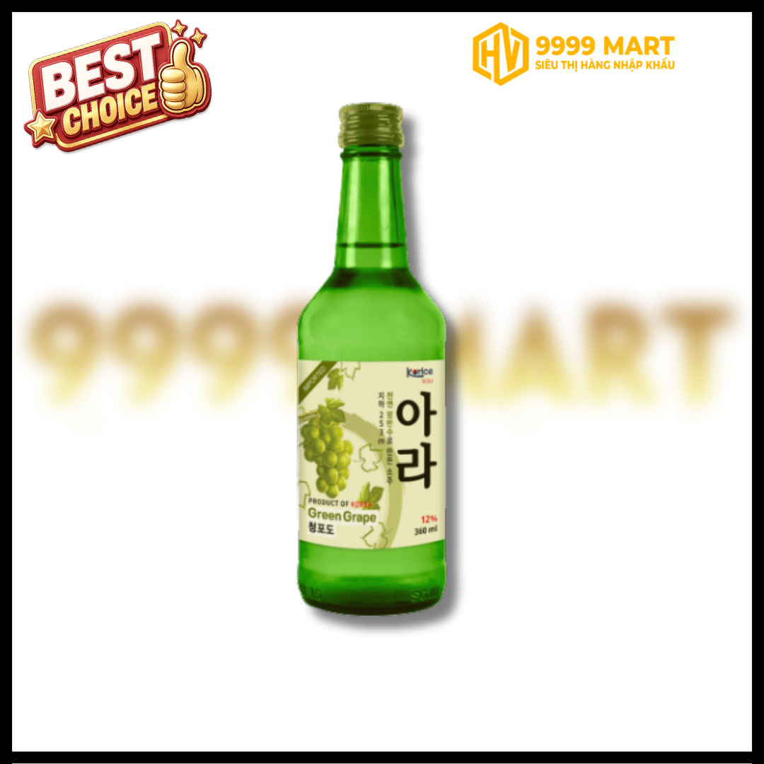  Rượu Soju Korice Nho 12% 