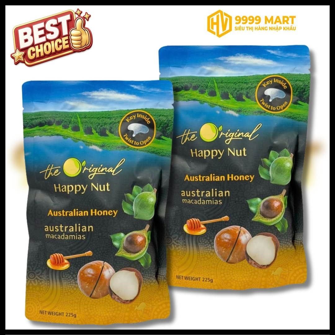  Hạt Macca Úc Vị Mật Ong 225g 