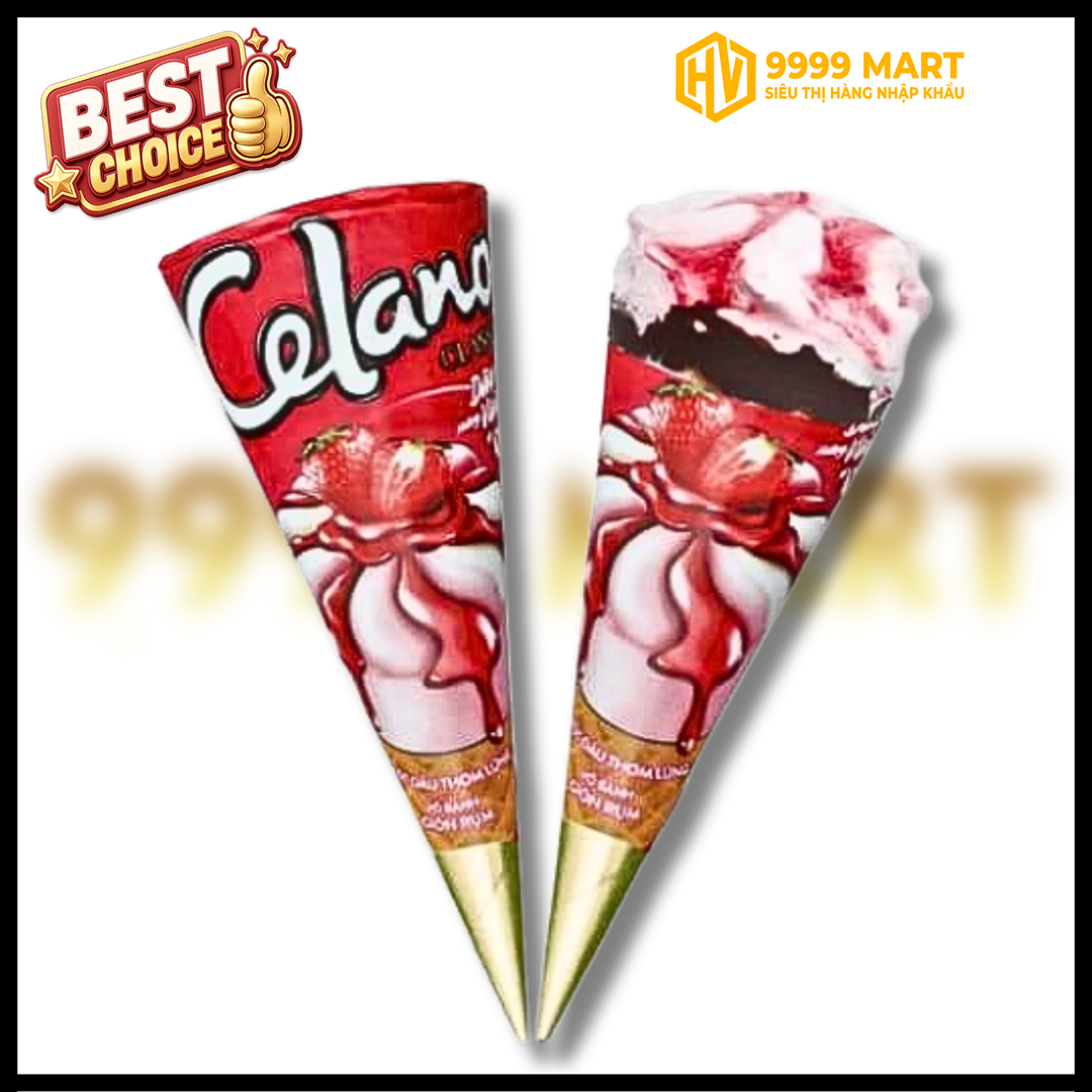  Kem Celano Ốc Quế Dâu Hươngvani 66g 