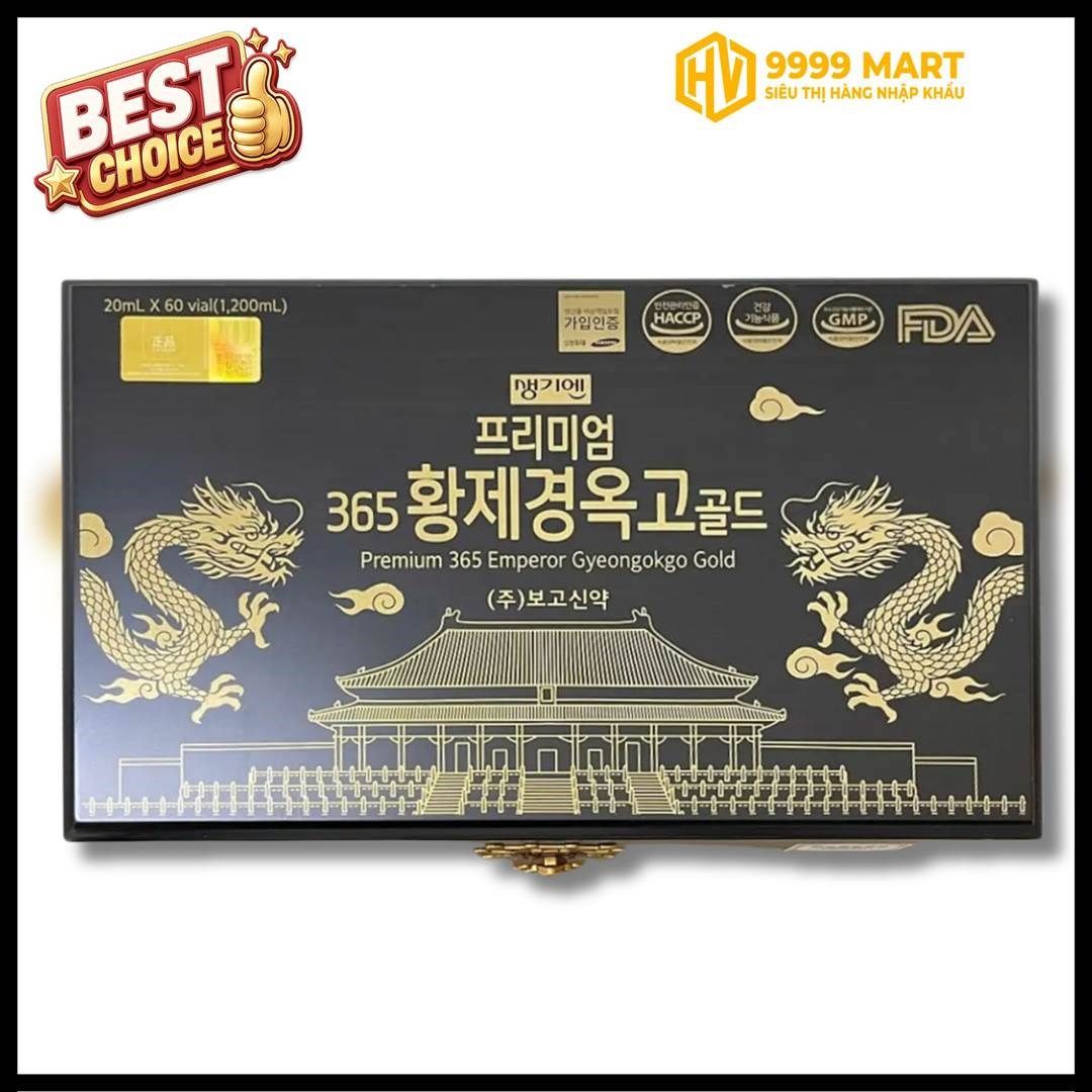  TPBVSK Nước Tinh Chất Đông Trùng 365(20mlx60 Ống) - Hàn Quốc 